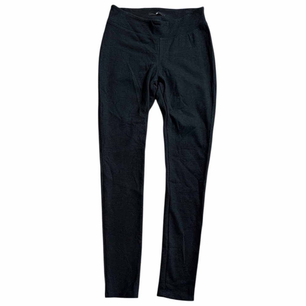 JARBO Women Small Textured Black Straight Pull On leggings‎